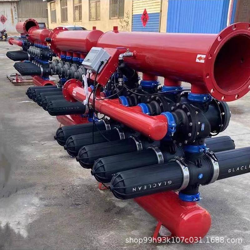 全自动反冲洗叠片过滤器盘式过滤器农业灌溉滴管喷灌微喷泥沙过滤