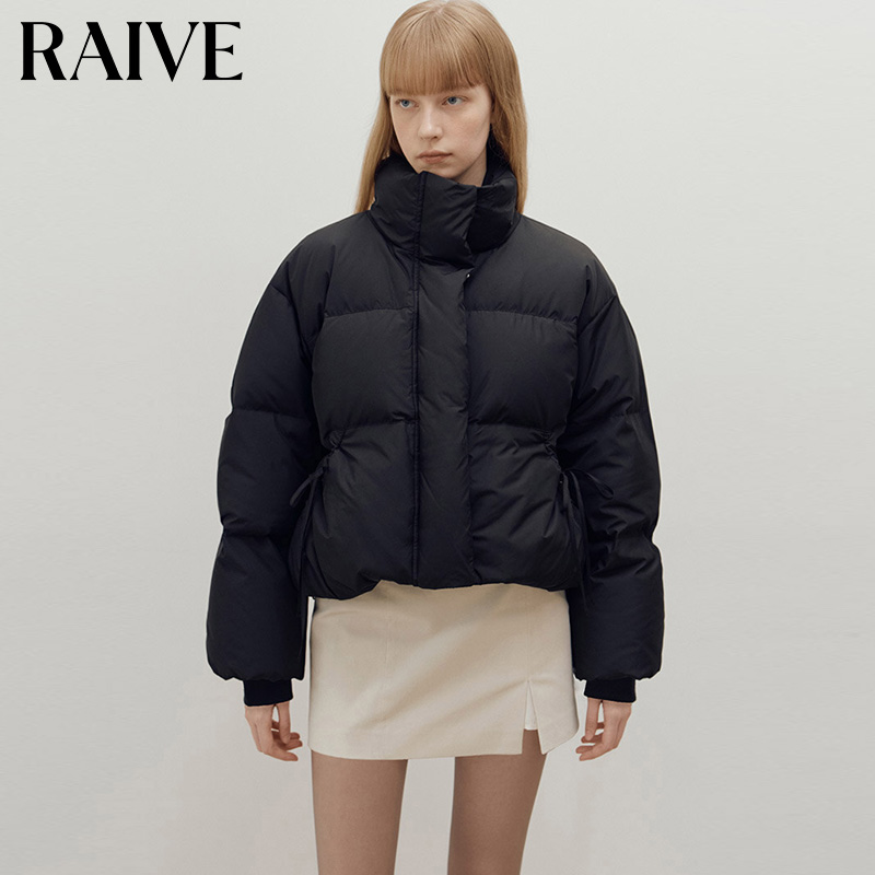 RAIVE立领面包服短款羽绒服