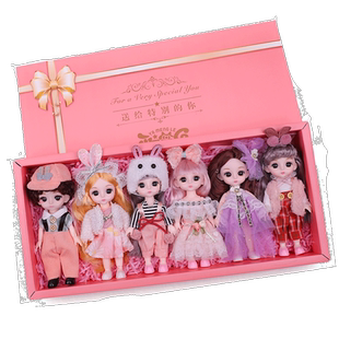 儿童生日礼物洋娃娃套装换装2025新款玩具女孩公主大号大礼盒仿真