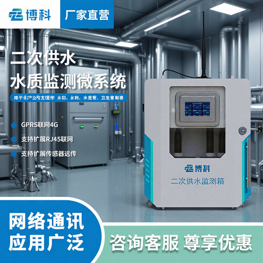 二次供水水质监测系统饮用水水质ph电导率监测设备浊度在线监测仪