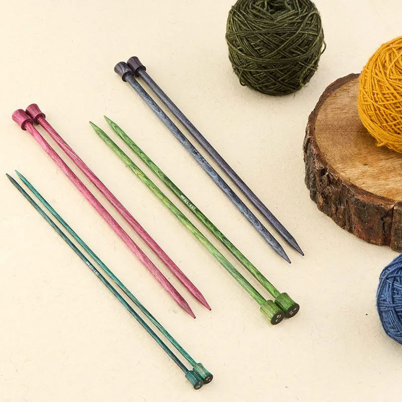 印度KnitPro DREAMZ单头棒针桦木长针 25cm 35cm