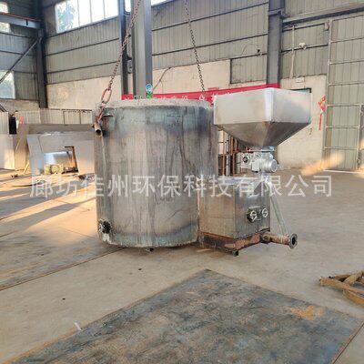 佳州生物质熔铝炉废旧金属冶炼再生熔化炉金属铝锭坩埚熔炼炉