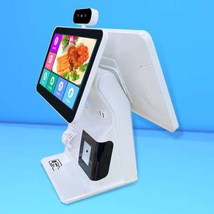 扫码 内置58MM打印机 窗身份证人脸 安卓系统 收银机一体机windows