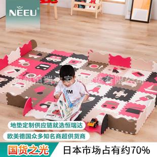 宝宝游戏降噪垫子婴儿童室内地上游乐园场家用爬行垫一体爬爬垫