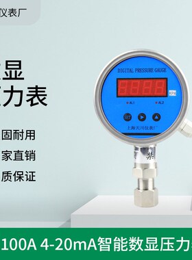 YB-100A数显智能压力表40-20mmA精密数字表测试仪气压真空负压表