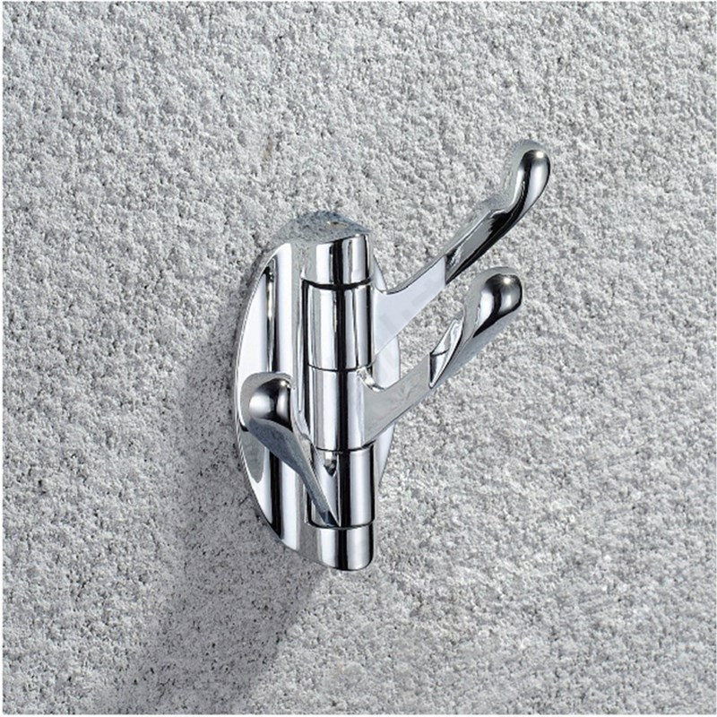 锌合金活动折叠挂钩厨卫客房创意衣钩挂件哑黑拉丝金色