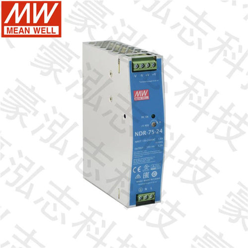 明纬NDR-75/120/240/480W导轨开关电源24V/12/48V10A20A替DRP直流