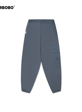 BOBO睡觉系列休闲卫裤 2025冬季新款宽松透气保暖百搭简约男女款