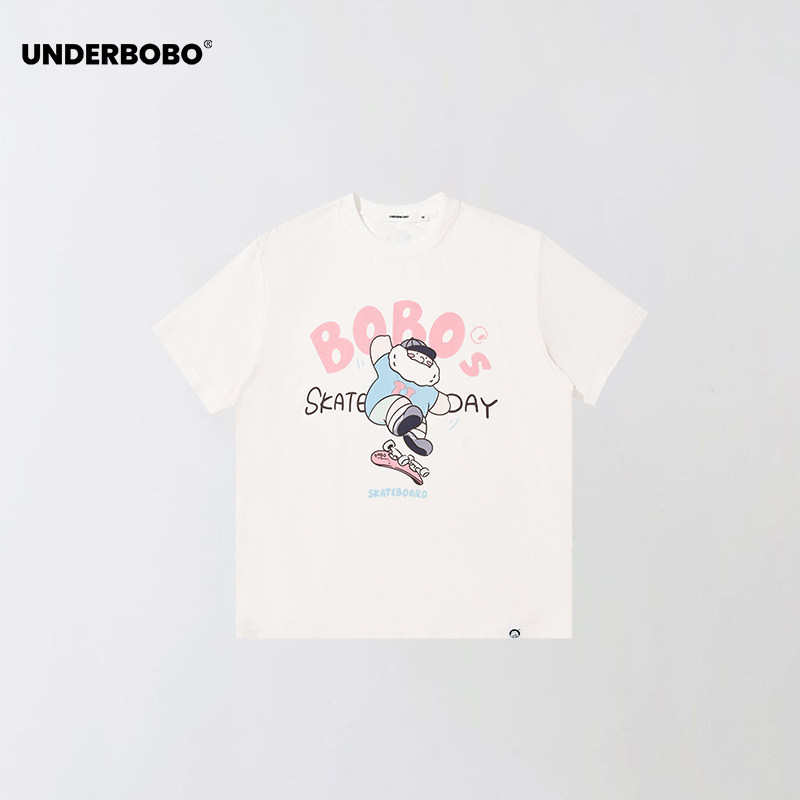 UNDERBOBO简约显瘦情侣短袖T恤女