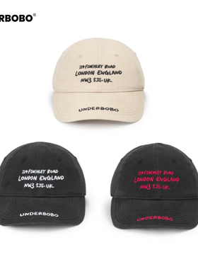 BOBO地址系列2.0棒球帽 2025新款女 大头围宽帽檐显脸小男女同款