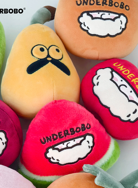 BOBO水果系列玩偶公仔娃娃 2025新款可爱毛绒玩具送礼物