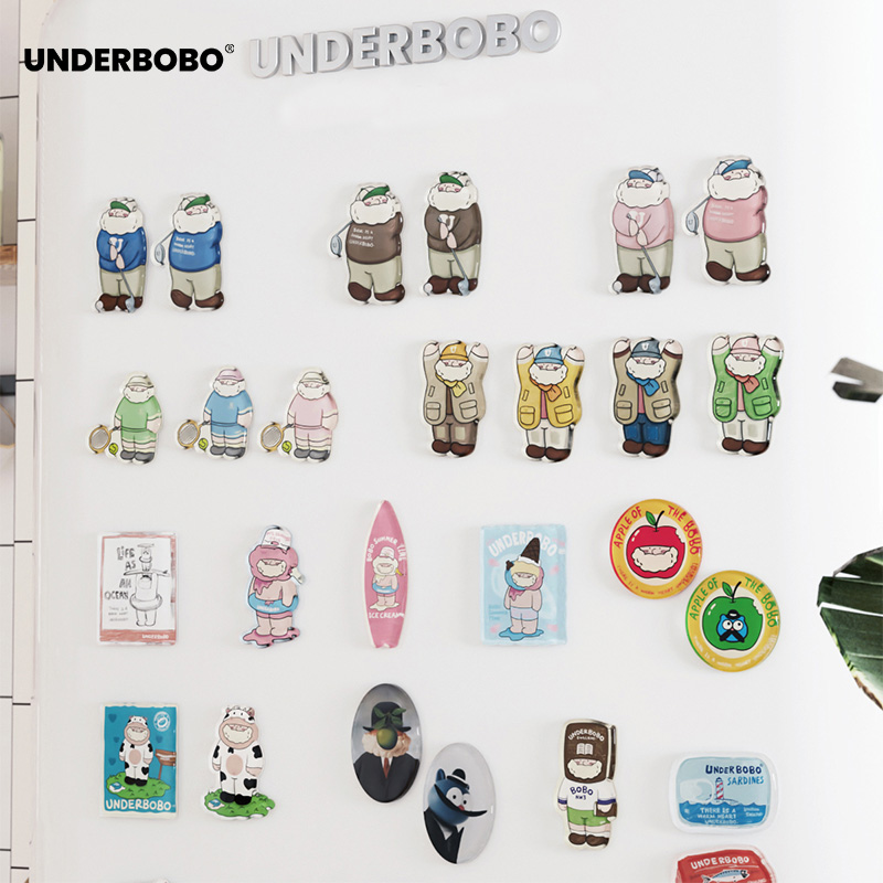 UNDERBOBO可爱创意亚克力冰箱贴
