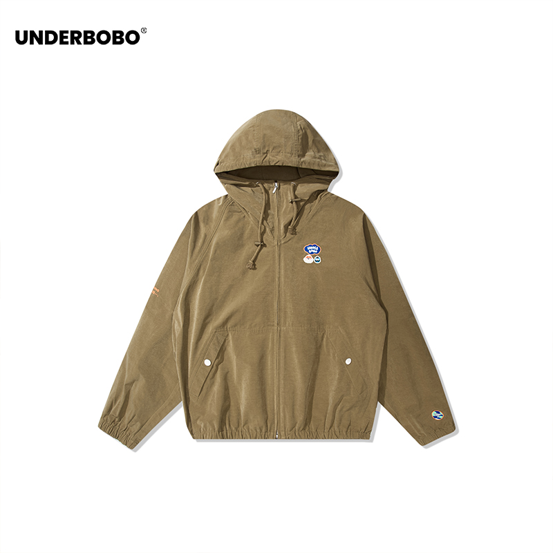 UNDERBOBO春秋款连帽拉链外套女