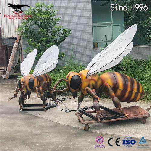 仿真昆虫机械电动蜜蜂摆件景区公园动物园比列放大昆虫摆件,家居饰品,户外/庭院摆件,淘宝优惠券,粉丝福利购,淘宝优惠卷