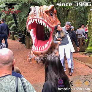 大型仿真恐龙模型仿真地震龙户外景区装饰品自贡年恐龙工厂.