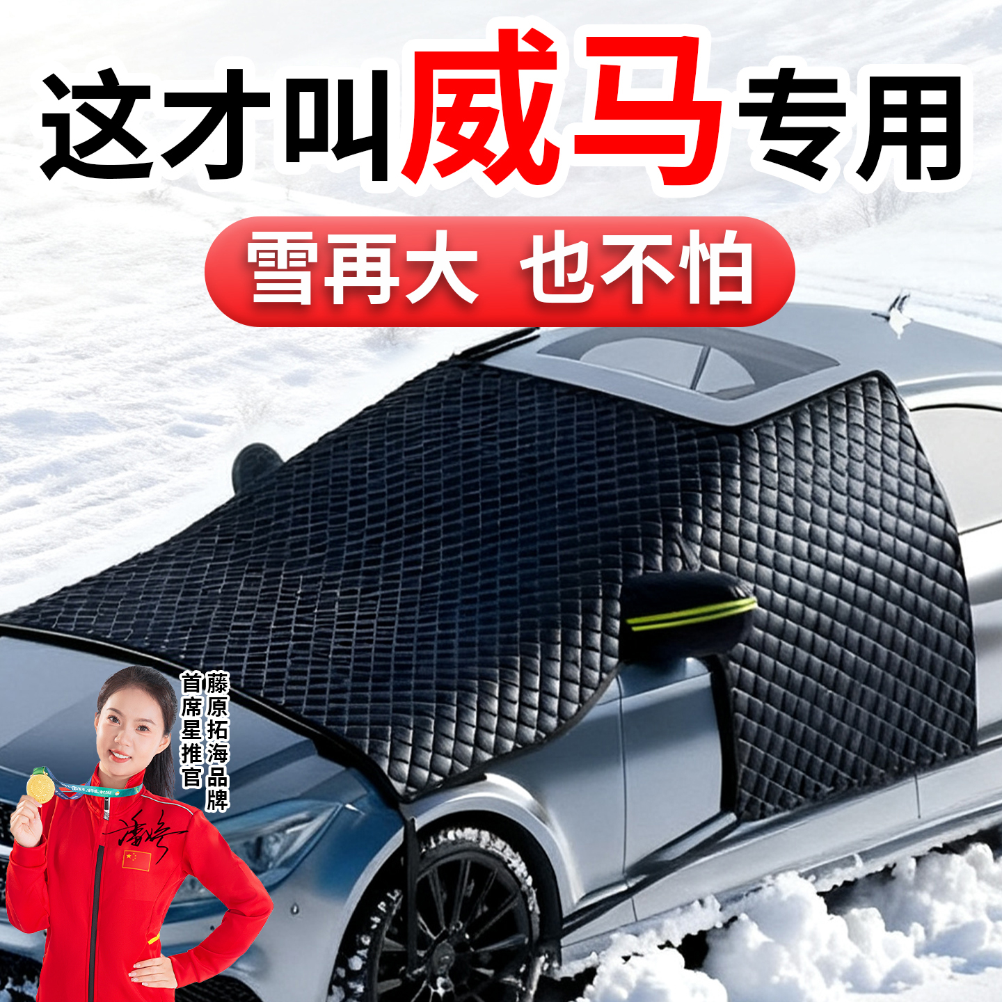 【冠军推荐】适用于威马遮雪挡