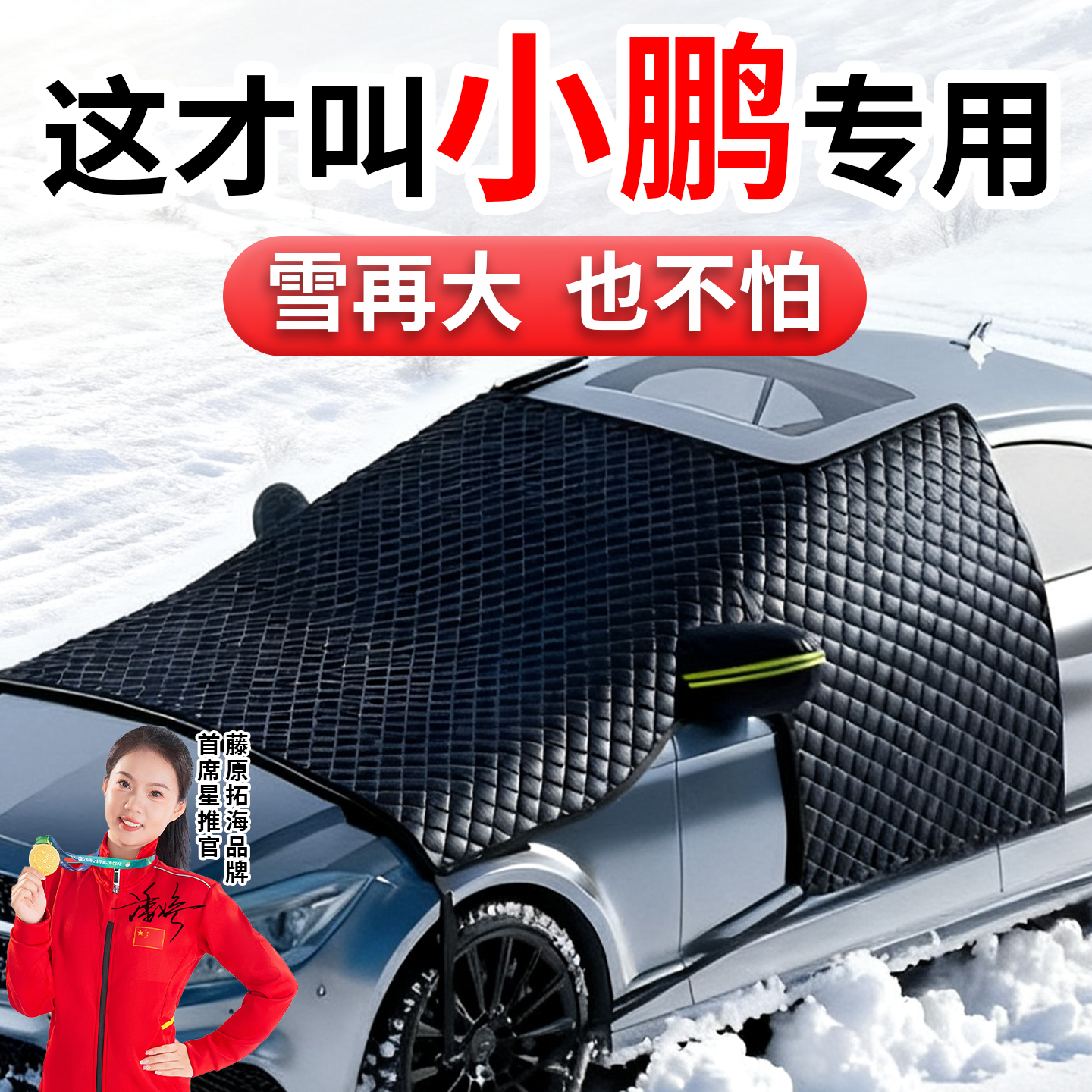 【冠军推荐】适用于小鹏遮雪挡