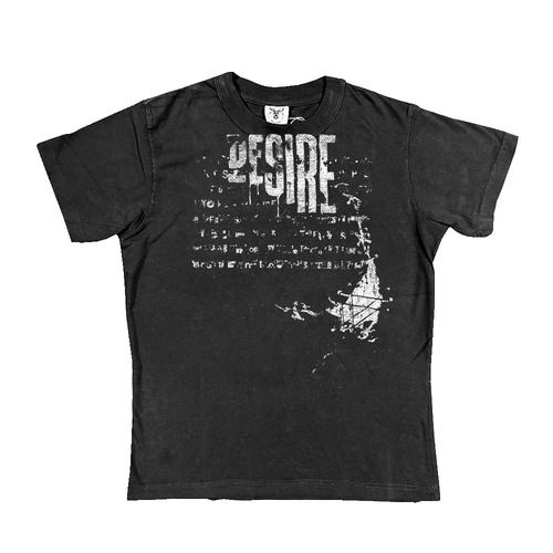 十卟SHIBU Y2K千禧辣妹手工感喷色T恤短袖 甜酷嘻哈街头ootd上衣