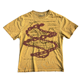 前卫张扬态度tee个性 十卟SHIBU 暗黑系穿搭复古短袖 古着印花上衣