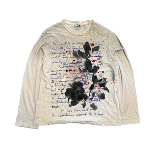 tee 嘻哈街头穿搭图鉴ins潮流脏脏长袖 十卟SHIBU 复古做旧VTG个性