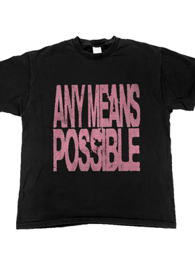 十卟SHIBU张扬重金属heavymetal印花嘻哈垃圾摇滚颓废绝辣短袖T恤