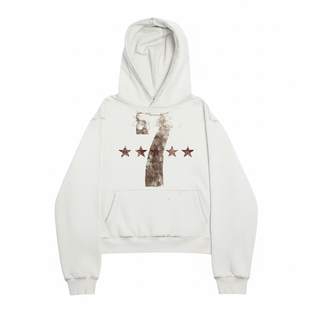 十卟 SHIBU 机能风PUNK乐队前卫低调个性VTG轻亚日常无性别棉卫衣