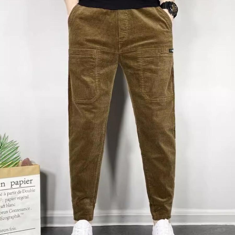 长裤休闲裤潮宽松秋冬灯芯绒