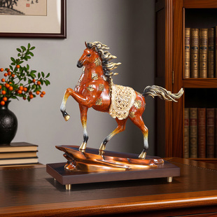 千里马鸣扬万里马摆件客厅玄关电视柜书房家居装饰办公室高端礼品