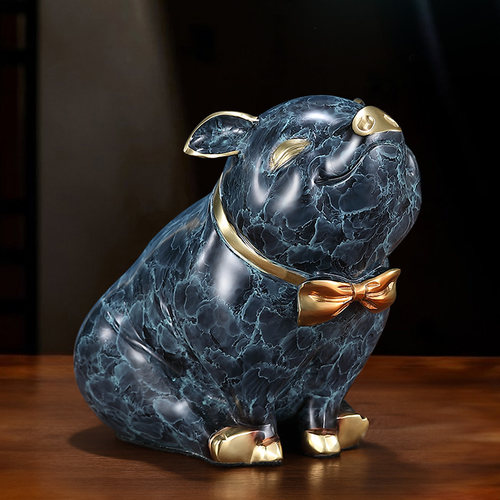 金猪客厅摆件东方禧黄铜