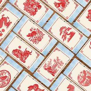 特色剪纸书签民俗工艺品中国特色小礼品 外事出国礼品送老外