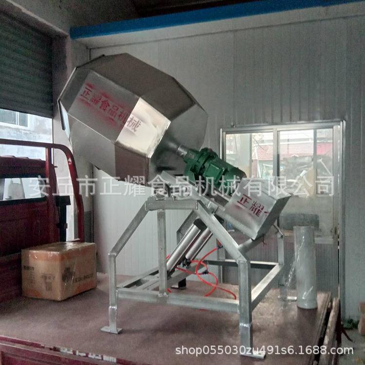 休闲食品调味机不锈钢八角调味桶沙琪玛江米条挂浆上糖机