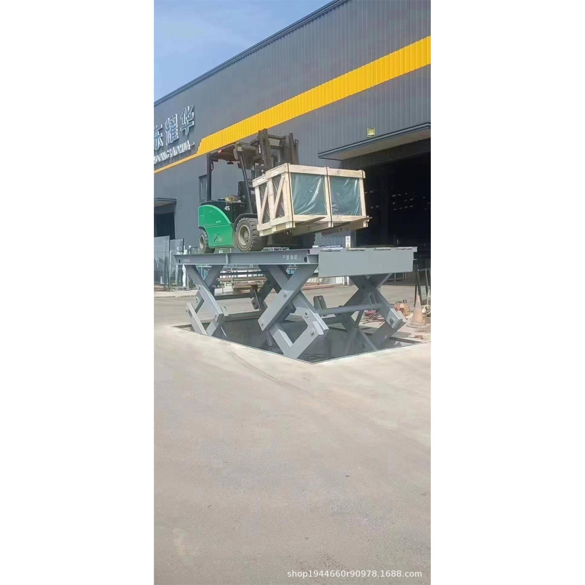 大型剪叉式升降平台餐厅舞台汽车展示升降台固定式剪叉升降机