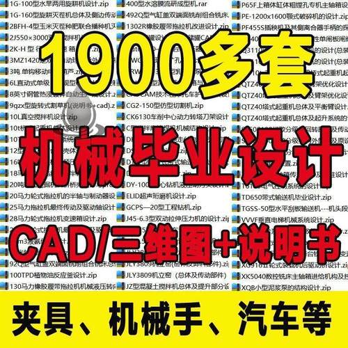 机械毕业设计专业课程夹具模具数控减速器cad图纸指论导文说明书