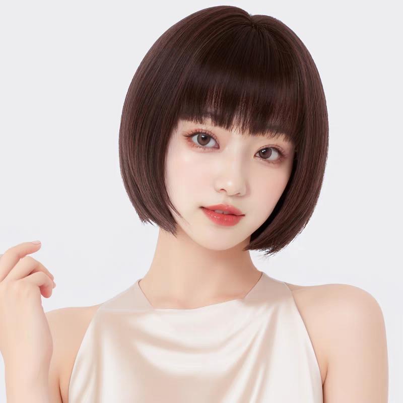 假发女短发真发全真人发中老年
