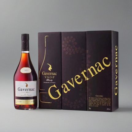 正品Gavernac佳运来vsop白兰地洋酒聚会法国进口40度1.5L原装进口