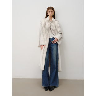 外套女显瘦抽刀皮草 进口水貂小母貂整貂长款 北欧传奇 匠心本色