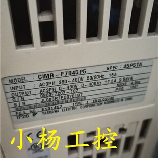 F7B42P2 F7B43P7 F7gB45P5 2.2 3.7 安川拆机变频器F7 极速CIMR