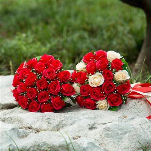 极速手捧花新娘结婚大假花花束韩式森H系仿真花ins风领用小道具