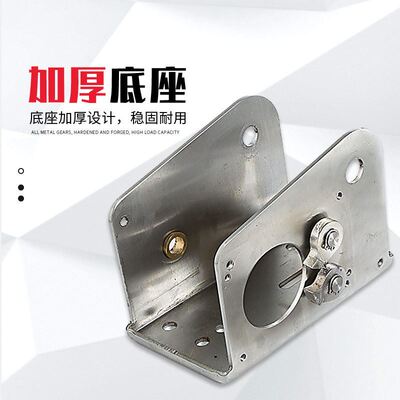 极速厂销厂促304不n锈钢手摇绞盘1200磅手动卷扬机双向自锁不锈钢