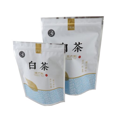 极速安吉白茶袋茶叶包装袋礼品v袋彩袋125~500克装铝箔袋带自封口