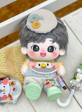新款20cm北北邓伦棉花娃娃毛绒原创玩偶明星公仔玩具节日礼品现货