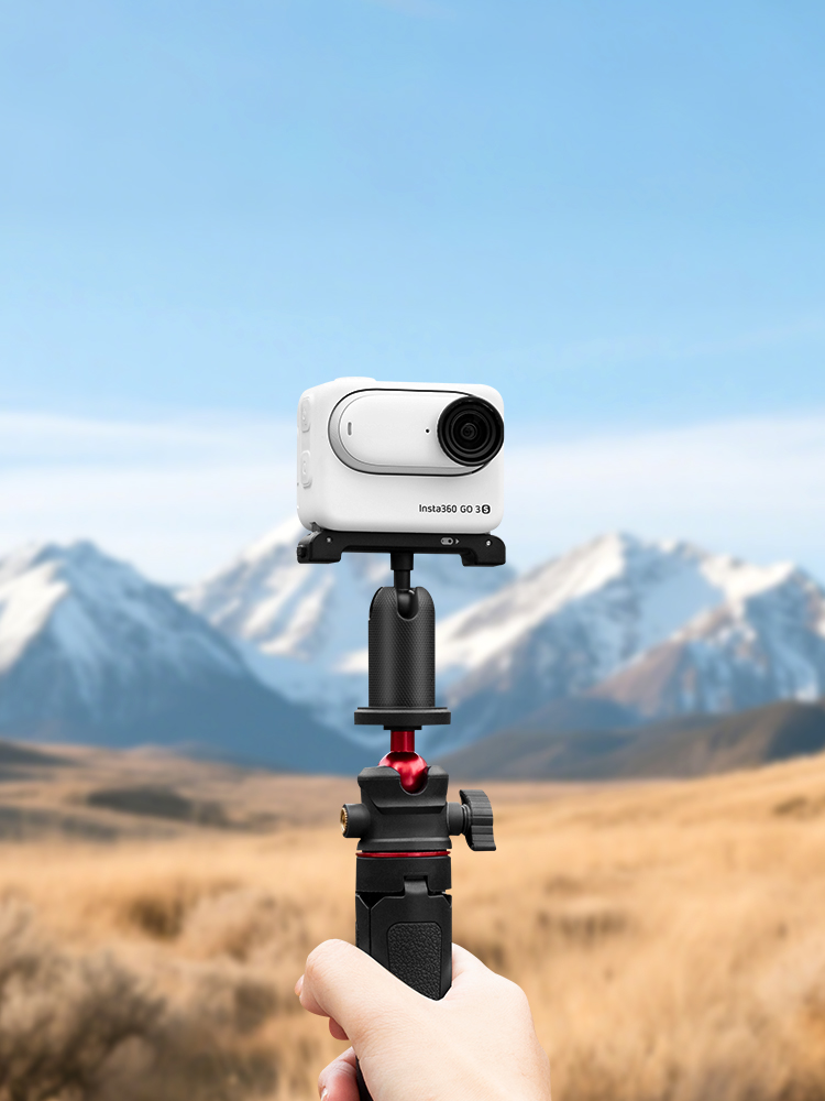 适用影石Insta360 GO 3S可伸缩三脚架迷你便携支架go3运动相机三