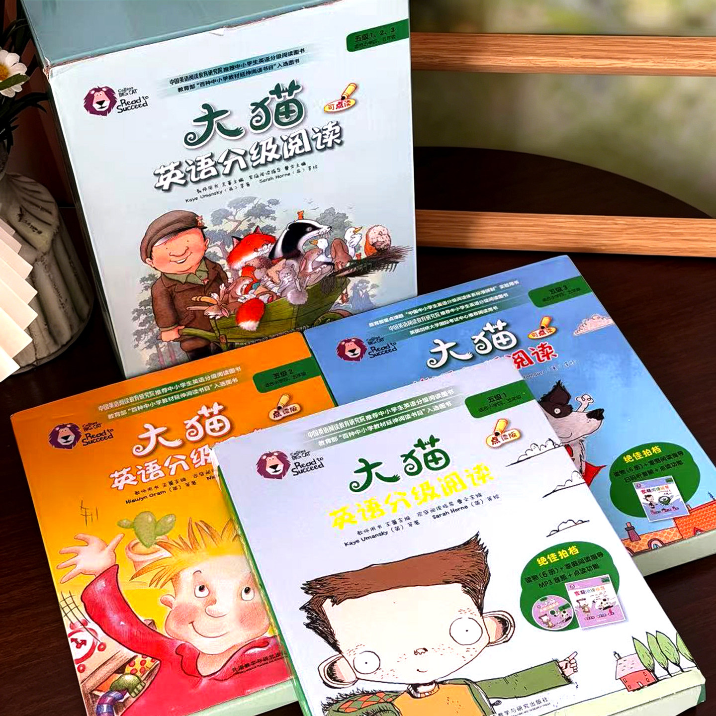 大猫英语分级阅读五级bigcat 外研社正版点读赠音频19册 漫画背单词汇法句型理解科普故事书 儿童小学生四五年级课外自主英文绘本图片