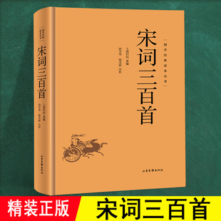 宋词三百首 精装正版 原文译文注解注释 全集无删减 国学经典读本 范仲淹辛弃疾苏轼柳永陆游李清照 中国古诗词成人学生赏析书籍