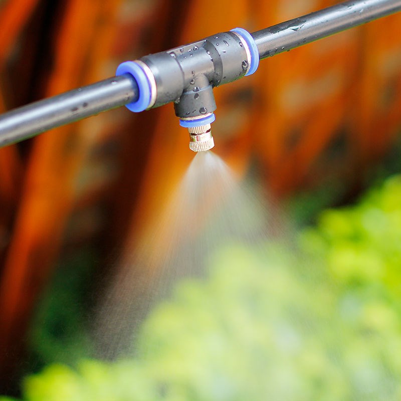 自动万向浇花喷头浇水神s器可调雾化微养殖场降温通道消毒喷雾设