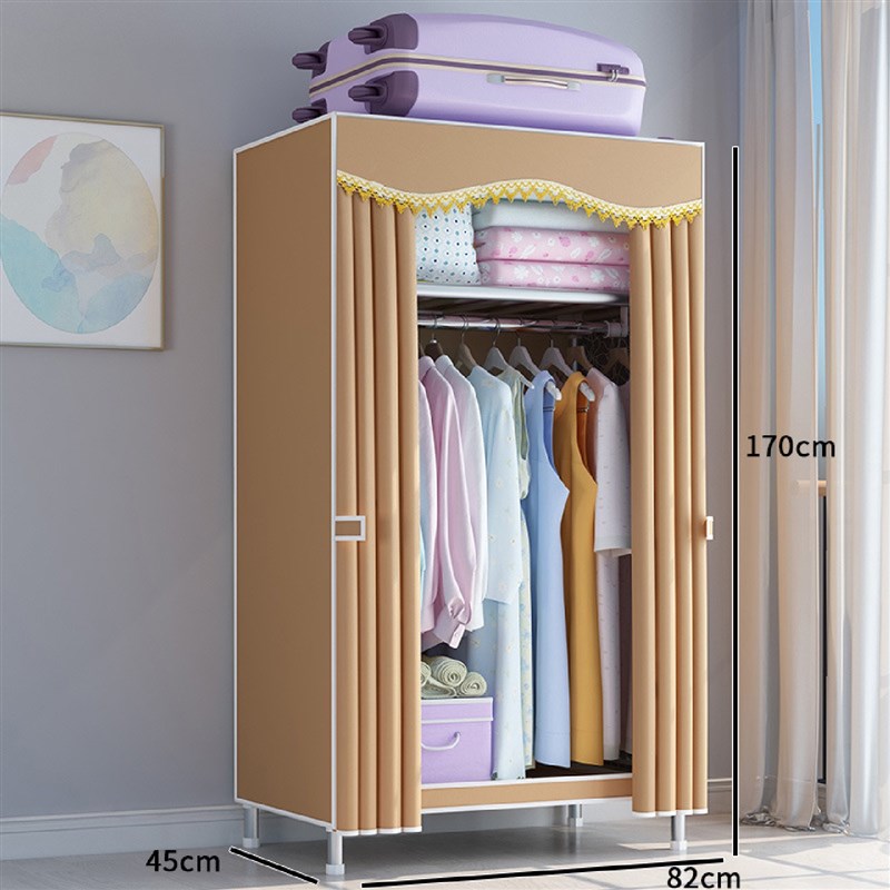 衣柜简易布衣柜出租房家用卧室小型宿舍组装现代Z简约经济型