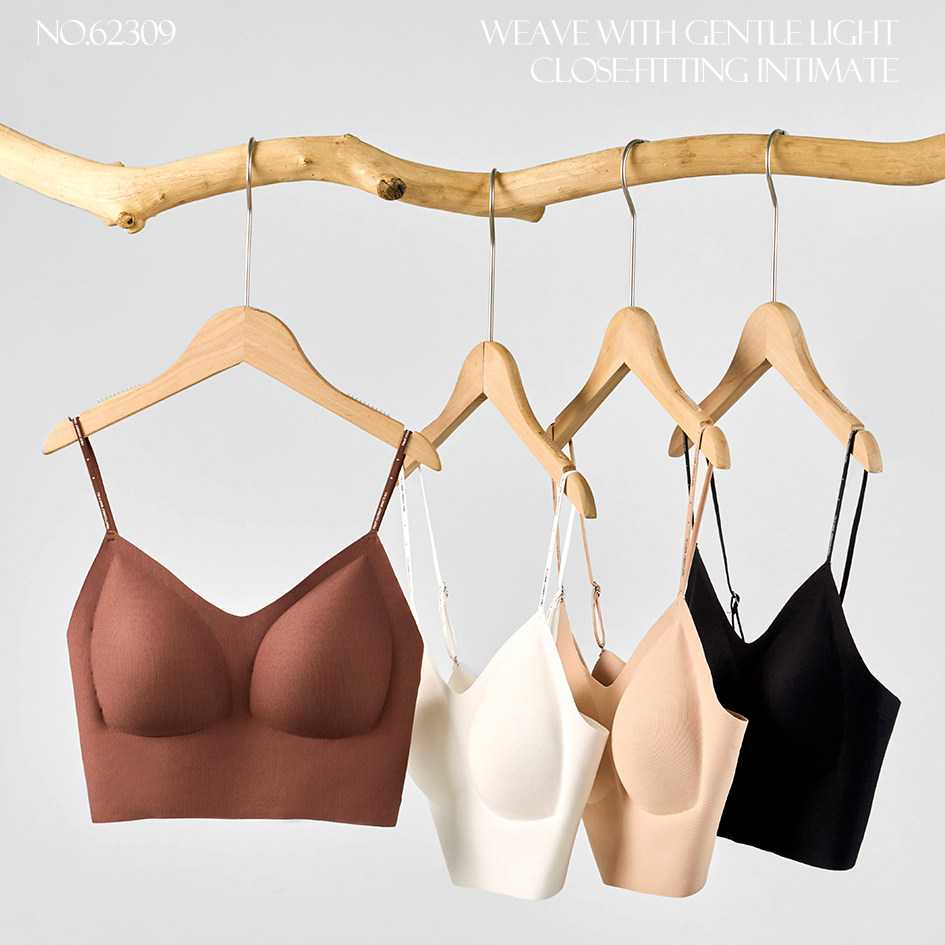 奥丝曼娜吊带背心新款内衣文胸春夏外穿美背打底内搭带胸垫女上衣