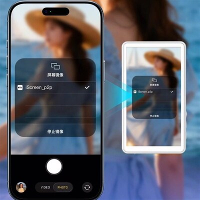 新远程拍摄可变焦手m机后置自拍显示屏自拍神器投屏器自拍屏同屏