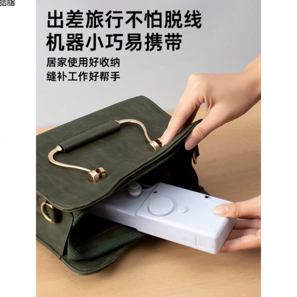 手持电动缝纫机家用小型多功能便携式迷你手工裁缝缝衣机厂家跨境