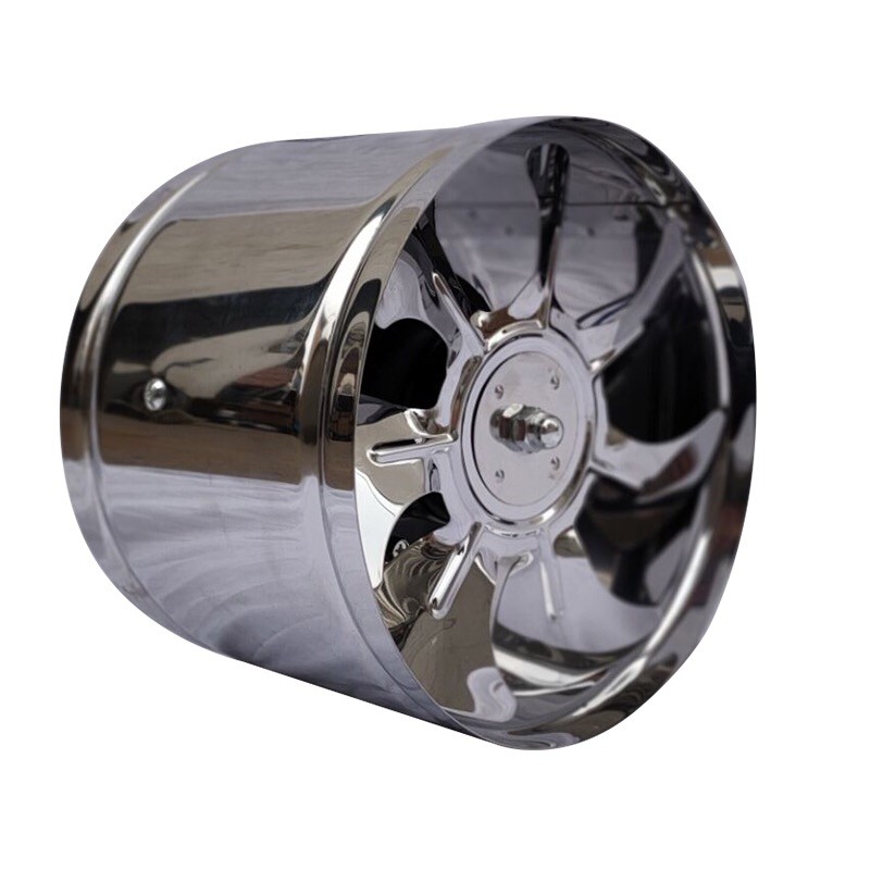 不锈钢管道风机8寸厨房抽油烟排气扇强力家用通风Q换气排风扇200m